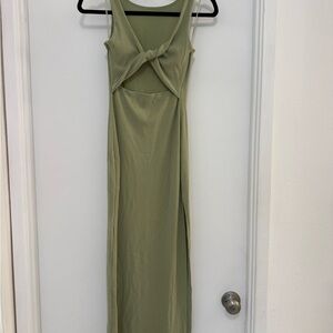 L*Space Sage Green Cutout Dress